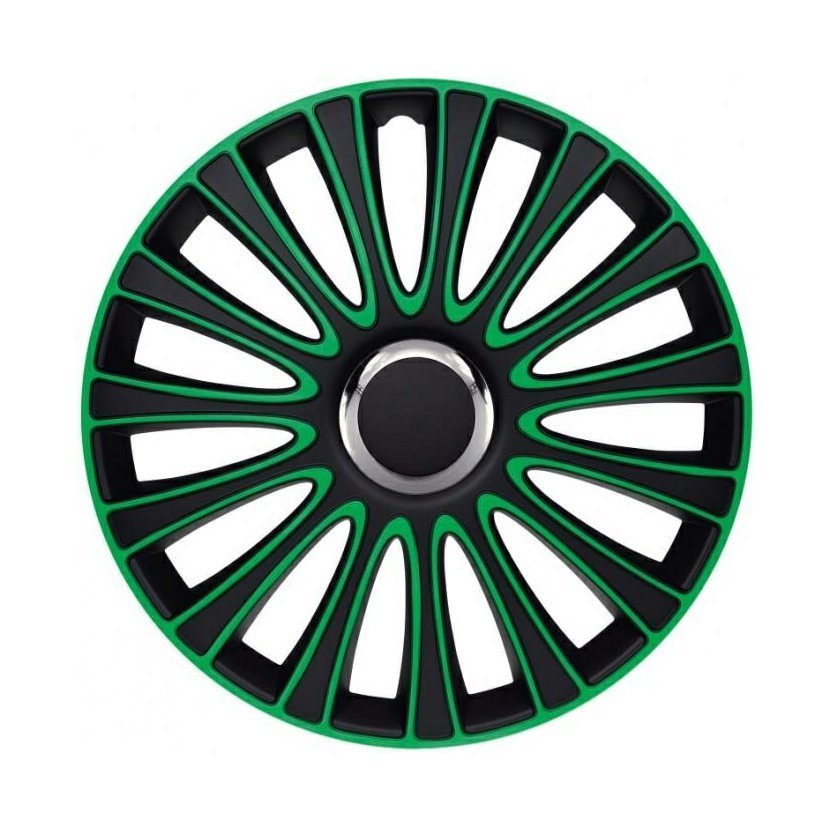Gorecki Poklice LE MANS 15" PRO GREEN+BLACK sada 4ks