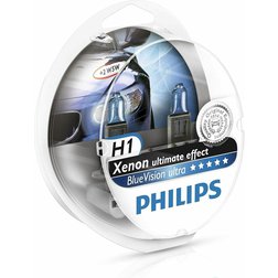 Philips BlueVisionUltra 12258BVUSM H1 P14,5s 12V 55W 2ks