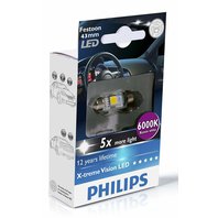 Philips  Xtreme Vision LED 129466000KX1 T10,5 x 43 12V 1W 6000K