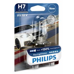 Philips RacingVision+150% 12972RVB1 H7 Px26d 12V 55W 1ks