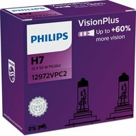 Philips VisionPlus+60% 12972VPC2 H7 PX26d 12V 55W 2ks duopack