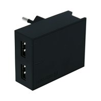 Swissten 22031000 Síťový adaptér SMART IC 2x USB 3 A power černý