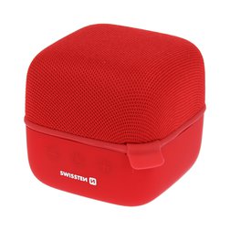 Swissten Reproduktor bluetooth music CUBE červený