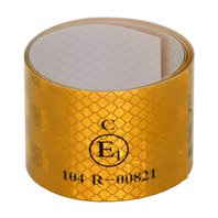 Samolepící páska reflexní 1m x 5cm žlutá