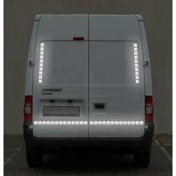 Samolepící páska reflexní dělená 1m x 5cm bílá