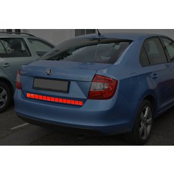 Samolepící páska reflexní dělená 1m x 5cm červená