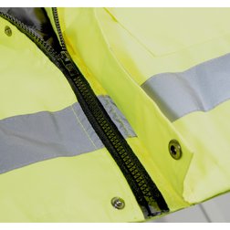 Bunda s kapucí reflexní SAFETY XL