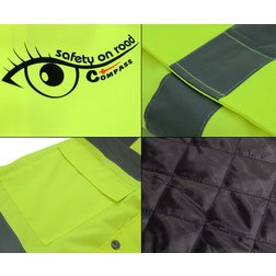 Bunda s kapucí reflexní SAFETY XL