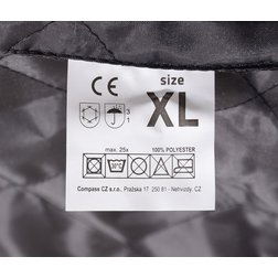 Bunda s kapucí reflexní SAFETY XL