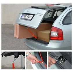 Popruh upínací na zadní dveře