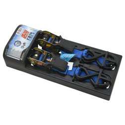 Popruh s ráčnou a háky 2ks 250daN 25mm x 4,50m TÜV