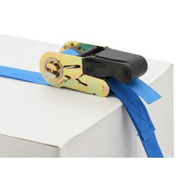 Popruh s ráčnou a háky 350daN 25mm x 5m TÜV/GS