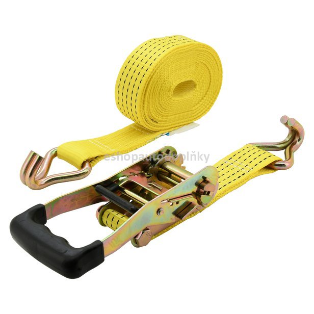 Popruh s ráčnou a háky 2500daN 6m TÜV/GS