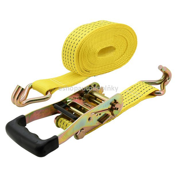 Popruh s ráčnou a háky 2500daN 8m TÜV/GS