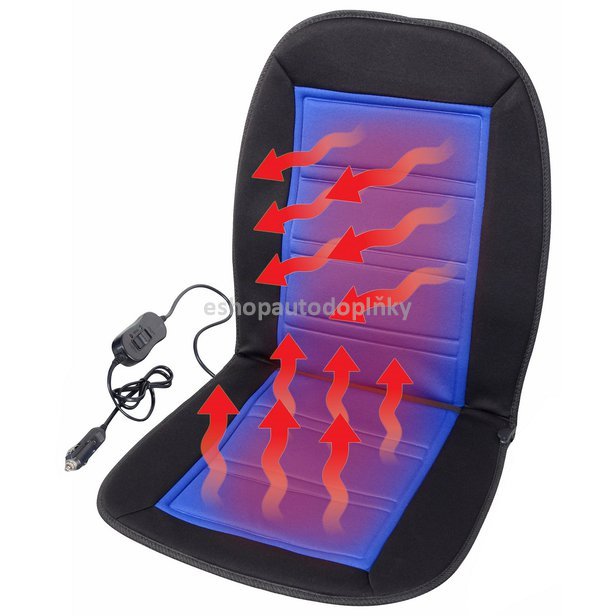 Potah sedadla vyhřívaný s termostatem 12V LADDER modrý