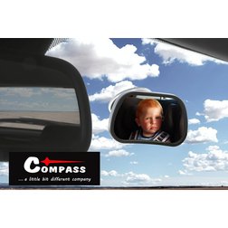 Zrcátko dětské na čelní sklo 90x60mm