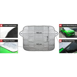 Clona ICY na čelní sklo 145 x 115cm