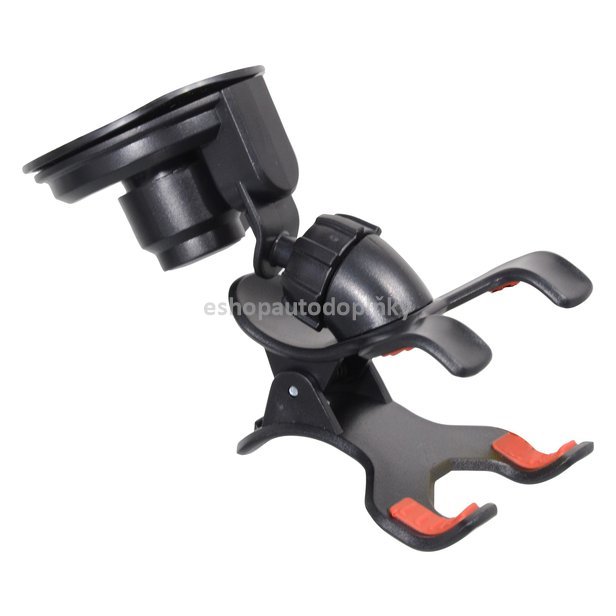 Držák telefonu / GPS na přísavku DOUBLE CLIPS