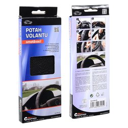 Potah volantu omotávací černý