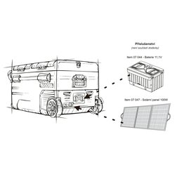 Chladící box ICE BOX DUO kompresor 75l 230/24/12V -20°C APP