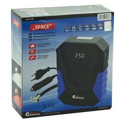 Kompresor 12/230V SPACE digitální se světlem + SOS
