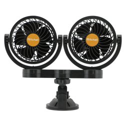 Ventilátor MITCHELL DUO 2x108mm 24V na přísavku