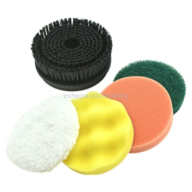 Leštící sada 5ks pro AKU leštičku 07265