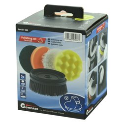 Leštící sada 5ks pro AKU leštičku 07265