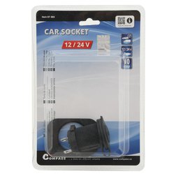 Zásuvka 12/24V s krytem