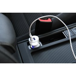 Zástrčka 2xUSB 5V/2100mA 12/24V