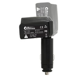 Adaptér pevný 12V + 2x USB 2400mA SELECT