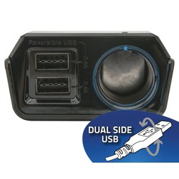 Adaptér s kabelem 12V + 2x USB 2400mA SELECT