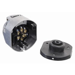 Zásuvka tažného zařízení 7 pólů ALU s těsněním