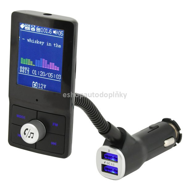 Hands free FM transmitter LCD COLOR