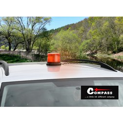 Maják 40LED 12V oranžový