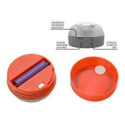 Světlo výstražné LED nabíjecí V16