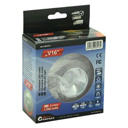 Světlo výstražné LED nabíjecí V16