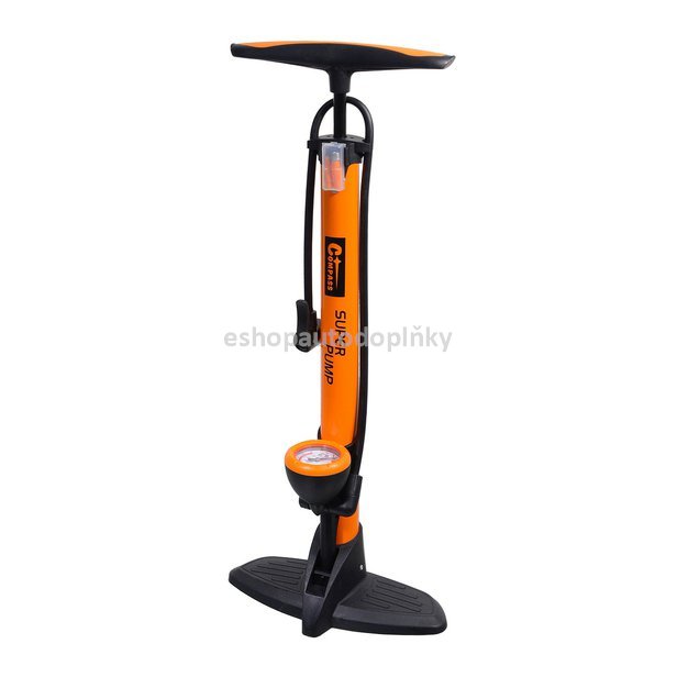 Hustilka ruční 530 x 38mm SUPER PUMP s manometrem