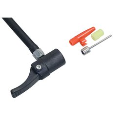 Hustilka nožní s manometrem jednopístová 1x120mm