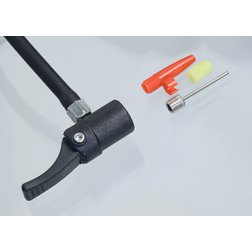 Hustilka nožní s manometrem dvoupístová TÜV/GS 2x120mm