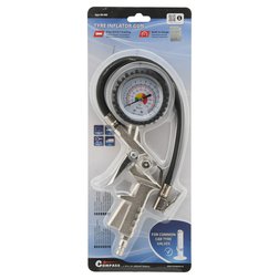 Vzduchová pistole na pneu s manometrem