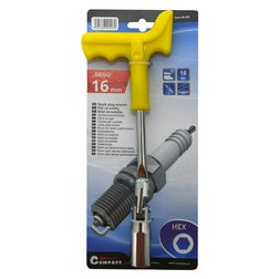 Klíč na svíčky ERGO 16 mm