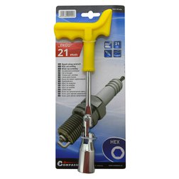 Klíč na svíčky ERGO 21 mm