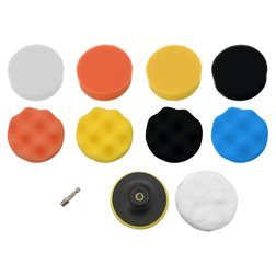 Leštící kotouče sada 10ks s unašečem 10cm