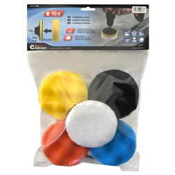 Leštící kotouče sada 10ks s unašečem 10cm