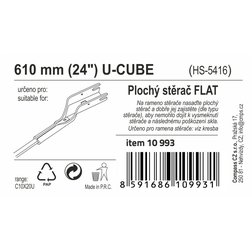 Stěrač FLAT BULK (U-CUBE) 24"/610mm