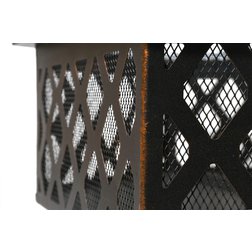 Ohniště HEXAGON copper patina s poklopem