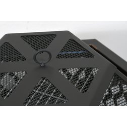 Ohniště HEXAGON copper patina s poklopem