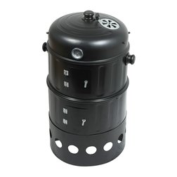 Gril - udírna na dřevěné uhlí PISA 3in1 40cm