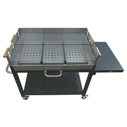 Gril na dřevěné uhlí FIESTA 95x60cm